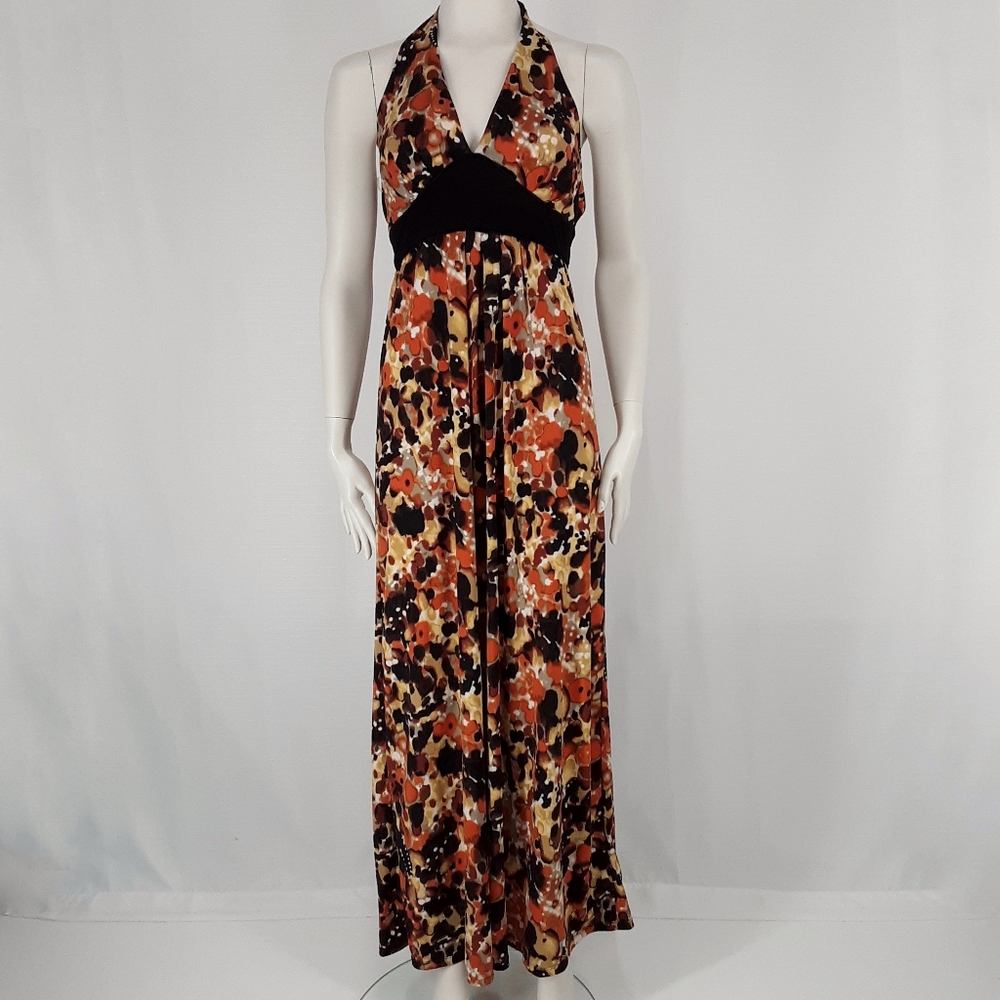 J.T.B. | Halter Empire Ankle Length Dress